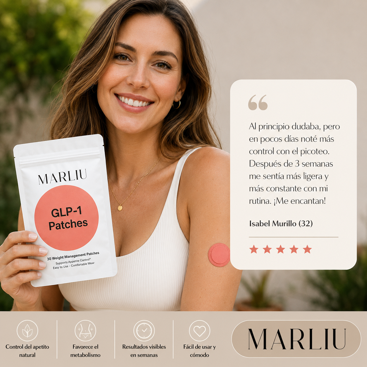 PARCHES CONTROL APETITO - MARLIU®