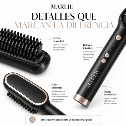 Marliu LisoPerfecto™ | Cepillo Alisador Antifrizz